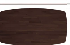 WOOOD Esstisch »Tablo FSC® Mix Eichenholz Dänisch-oval, H 74 x B 180 x T 100 cm« Haarlem-Fuß in 4 Stellungen montierbar, Fingerzinkenverbindung