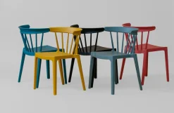 WOOOD Esszimmerstuhl »BLISS« () 2 Stk.geeignet für den Innen- und Außenbereich, H 75 cm x B 52 cm
