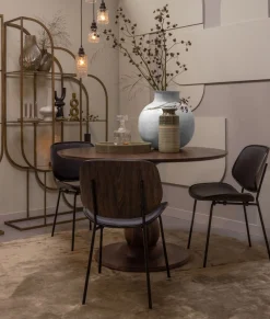 WOOOD Esszimmerstuhl »Close In mit Kunstleder-Bezug und Metallgestell B 49 x T 57 x H 80 cm« (Set) 2 Stk.Pulverbeschichtetes gestell, Tragkraft 150 kg, Lieferung im Zweierpack