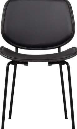 WOOOD Esszimmerstuhl »Close In mit Kunstleder-Bezug und Metallgestell B 49 x T 57 x H 80 cm« (Set) 2 Stk.Pulverbeschichtetes gestell, Tragkraft 150 kg, Lieferung im Zweierpack