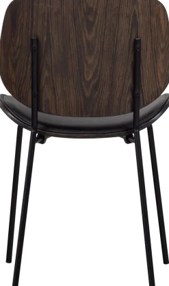 WOOOD Esszimmerstuhl »Close In mit Kunstleder-Bezug und Metallgestell B 49 x T 57 x H 80 cm« (Set) 2 Stk.Pulverbeschichtetes gestell, Tragkraft 150 kg, Lieferung im Zweierpack