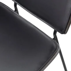 WOOOD Esszimmerstuhl »Close In mit Kunstleder-Bezug und Metallgestell B 49 x T 57 x H 80 cm« (Set) 2 Stk.Pulverbeschichtetes gestell, Tragkraft 150 kg, Lieferung im Zweierpack