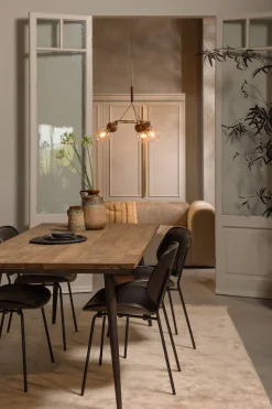 WOOOD Esszimmerstuhl »Close In mit Kunstleder-Bezug und Metallgestell B 49 x T 57 x H 80 cm« (Set) 2 Stk.Pulverbeschichtetes gestell, Tragkraft 150 kg, Lieferung im Zweierpack