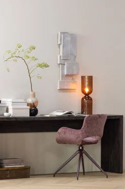 WOOOD Esszimmerstuhl »Eliva mit Grobstruktur-Velvetbezug und Metallgestell 58 x 82 x 58 cm« () Sehr hohe Verschleißfestigkeit, Drehmechanismus, Pfleiglicht