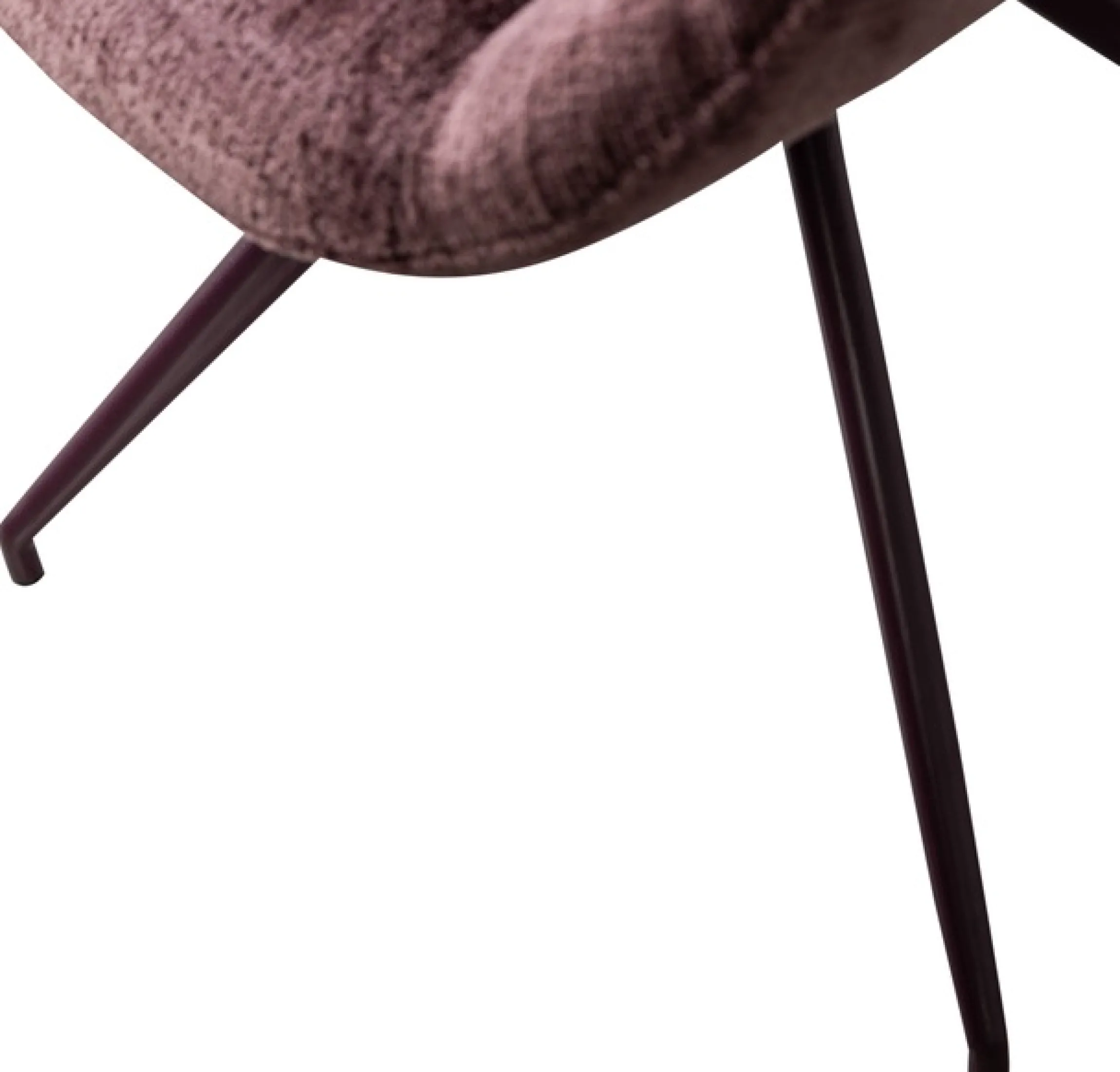 WOOOD Esszimmerstuhl »Eliva mit Grobstruktur-Velvetbezug und Metallgestell 58 x 82 x 58 cm« () Sehr hohe Verschleißfestigkeit, Drehmechanismus, Pfleiglicht