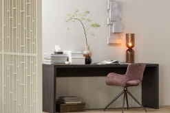 WOOOD Esszimmerstuhl »Eliva mit Grobstruktur-Velvetbezug und Metallgestell 58 x 82 x 58 cm« () Sehr hohe Verschleißfestigkeit, Drehmechanismus, Pfleiglicht