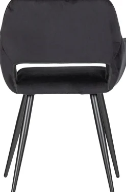 WOOOD Esszimmerstuhl »Jelle mit Velvet-Bezug und Metallgestell, B 60 x T 57 x H 80 cm« () 2 Stk.(Set, 2 St) Tragkraft 130 kg, pflegeleicht, einfach zu montierbar
