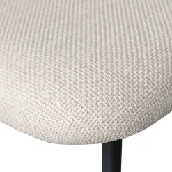 WOOOD Esszimmerstuhl »Kjeld stapelbar mit Bezug und Metallgestell, B 47 x T 53 x H 79 cm« (Set) 2 Stk.(Set, 2 St) Chenille, Tragkraft 120 kg, Geringe Verschleißfestigkeit