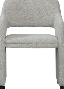 WOOOD Esszimmerstuhl »Lyric mit Ceyo-Bouclé-Bezug und Rollen B 59 x T 58 x H 79 cm« () Tragkraft 120 kg, Hohe Verschleißfestigkeit, montiert geliefert