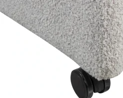 WOOOD Esszimmerstuhl »Lyric mit Ceyo-Bouclé-Bezug und Rollen B 59 x T 58 x H 79 cm« () Tragkraft 120 kg, Hohe Verschleißfestigkeit, montiert geliefert