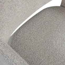 WOOOD Esszimmerstuhl »Lyric mit Ceyo-Bouclé-Bezug und Rollen B 59 x T 58 x H 79 cm« () Tragkraft 120 kg, Hohe Verschleißfestigkeit, montiert geliefert