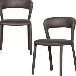 WOOOD Esszimmerstuhl »Noble mit Bezug und vollgepolstertem Gestell B 51 x T 56 x H 76 cm« (Set) 2 Stk.(Set, 2 St) Webstoff, Tragkraft 120 kg, Hohe Verschleißfestigkeit