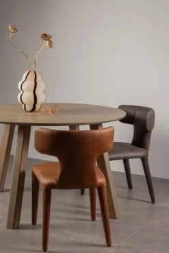 WOOOD Esszimmerstuhl »Permit aus Kunstleder komplett gepolstert H 78 x B 52 cm« (Set) 2 Stk.4-Fuß-Gestell, gepolstert, H 78 cm x B 52 cm