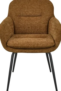WOOOD Esszimmerstuhl »Runa Chenille-Bezug mit Metallgestell, H 82 x B 57 x T 59 cm« (Set) 2 Stk.(Set, 2 St)Tragkraft 120 kg, pfleigleicht Geringe Verschleißfestigkeit