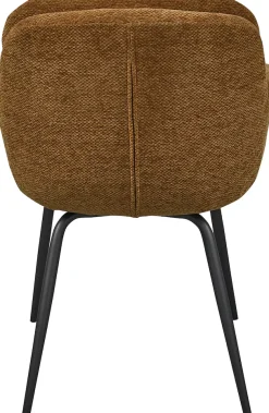 WOOOD Esszimmerstuhl »Runa Chenille-Bezug mit Metallgestell, H 82 x B 57 x T 59 cm« (Set) 2 Stk.(Set, 2 St)Tragkraft 120 kg, pfleigleicht Geringe Verschleißfestigkeit