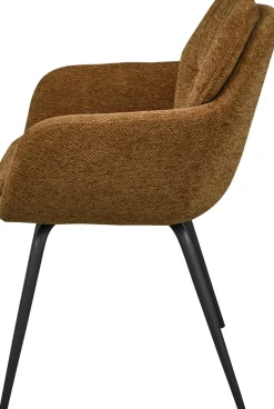 WOOOD Esszimmerstuhl »Runa Chenille-Bezug mit Metallgestell, H 82 x B 57 x T 59 cm« (Set) 2 Stk.(Set, 2 St)Tragkraft 120 kg, pfleigleicht Geringe Verschleißfestigkeit