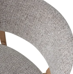 WOOOD Esszimmerstuhl »Udar mit Melange-Gewebe More und Eichengestell H 82 cm« (Set) 2 Stk.(Set, 2 St), strapazierfähiger Stoff, massives Eichenholz, modern