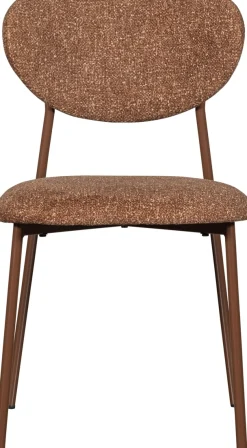 WOOOD Esszimmerstuhl »Valor Webstoff mit farblich passendem Metallgestell H77 x B46 x T56 cm« (Set) 2 Stk.(Set, 2 St) Tragkraft 120 kg, pfleigleicht, Hohe Verschleißfestigkeit