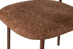 WOOOD Esszimmerstuhl »Valor Webstoff mit farblich passendem Metallgestell H77 x B46 x T56 cm« (Set) 2 Stk.(Set, 2 St) Tragkraft 120 kg, pfleigleicht, Hohe Verschleißfestigkeit