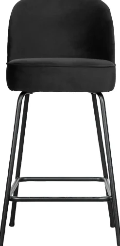WOOOD Esszimmerstuhl »Vogue Bezug mit Fußstütze und Metallgestell, H 89 x B 50 x T 55 cm« () 1 Stk.Matter Velvet-Bezug, Tragkraft 100 kg, Sehr hohe Verschleißfestigkeit