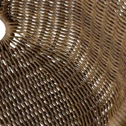 WOOOD Esszimmerstuhl »Wings geflochtenes PE-Rattan auf Stahlgestell, H 78 x B 55 x T 54 cm« () (Set of 2)Tragkraft 110 kg, Outdoor-Beschichtung, fertig montiert