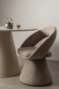 WOOOD Esszimmerstuhl »Winter mit Gewebtem Bezug und Drehmechanismus B 63 x T 57 x H 80 cm« () Hohe Verschleißfestigkeit, Tragkraft 120 kg, vormontiert geliefert