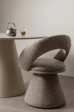 WOOOD Esszimmerstuhl »Winter mit Gewebtem Bezug und Drehmechanismus B 63 x T 57 x H 80 cm« () Hohe Verschleißfestigkeit, Tragkraft 120 kg, vormontiert geliefert