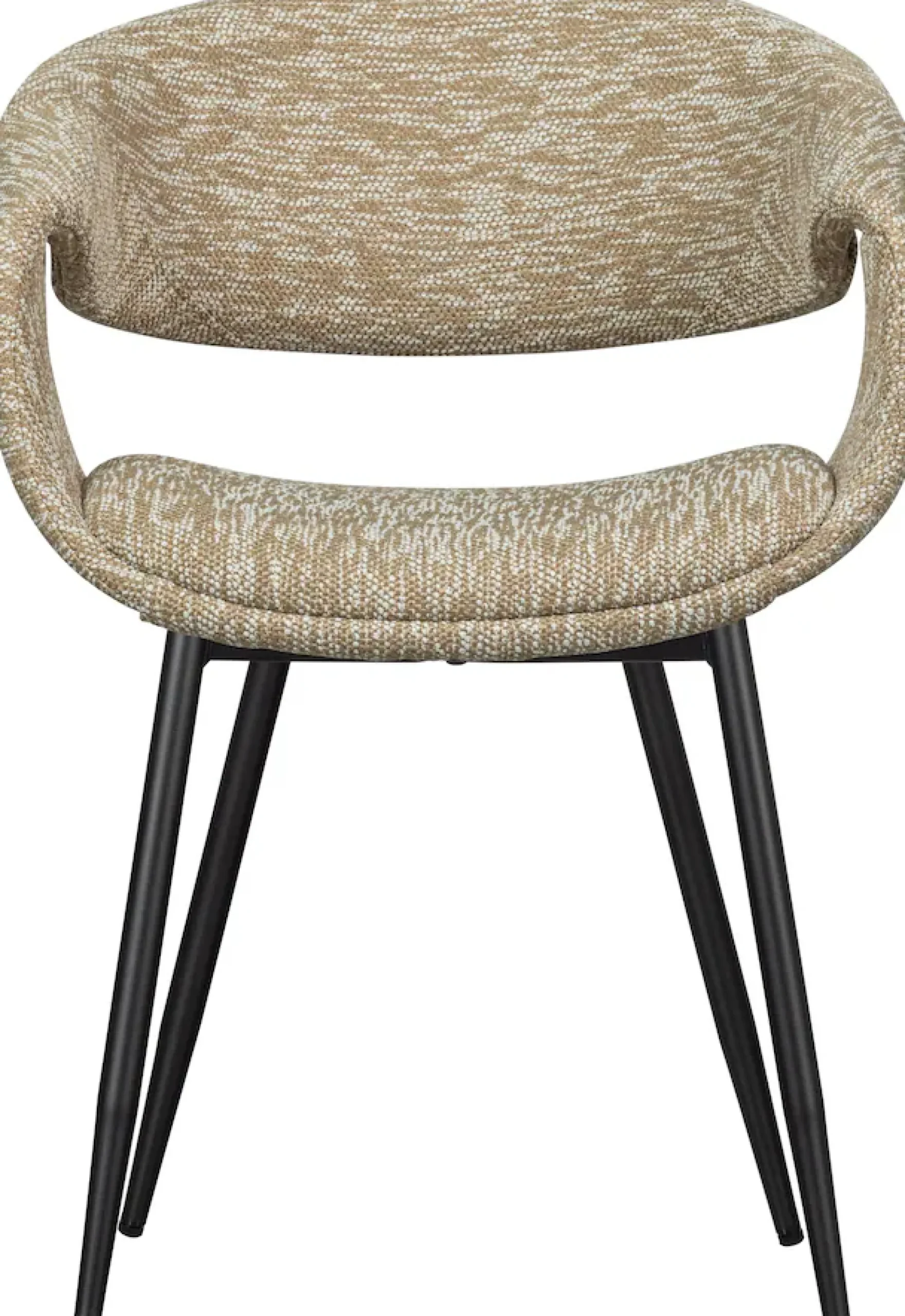 WOOOD Esszimmerstuhl »Yossi mit Armlehnen und Gewebtem Bezug B 57 x T 57 x H 78 cm (2er-Set)« (Set) 2 Stk.Maximale Verschleißfestigkeit, Metallgestell, Tragkraft 136 kg