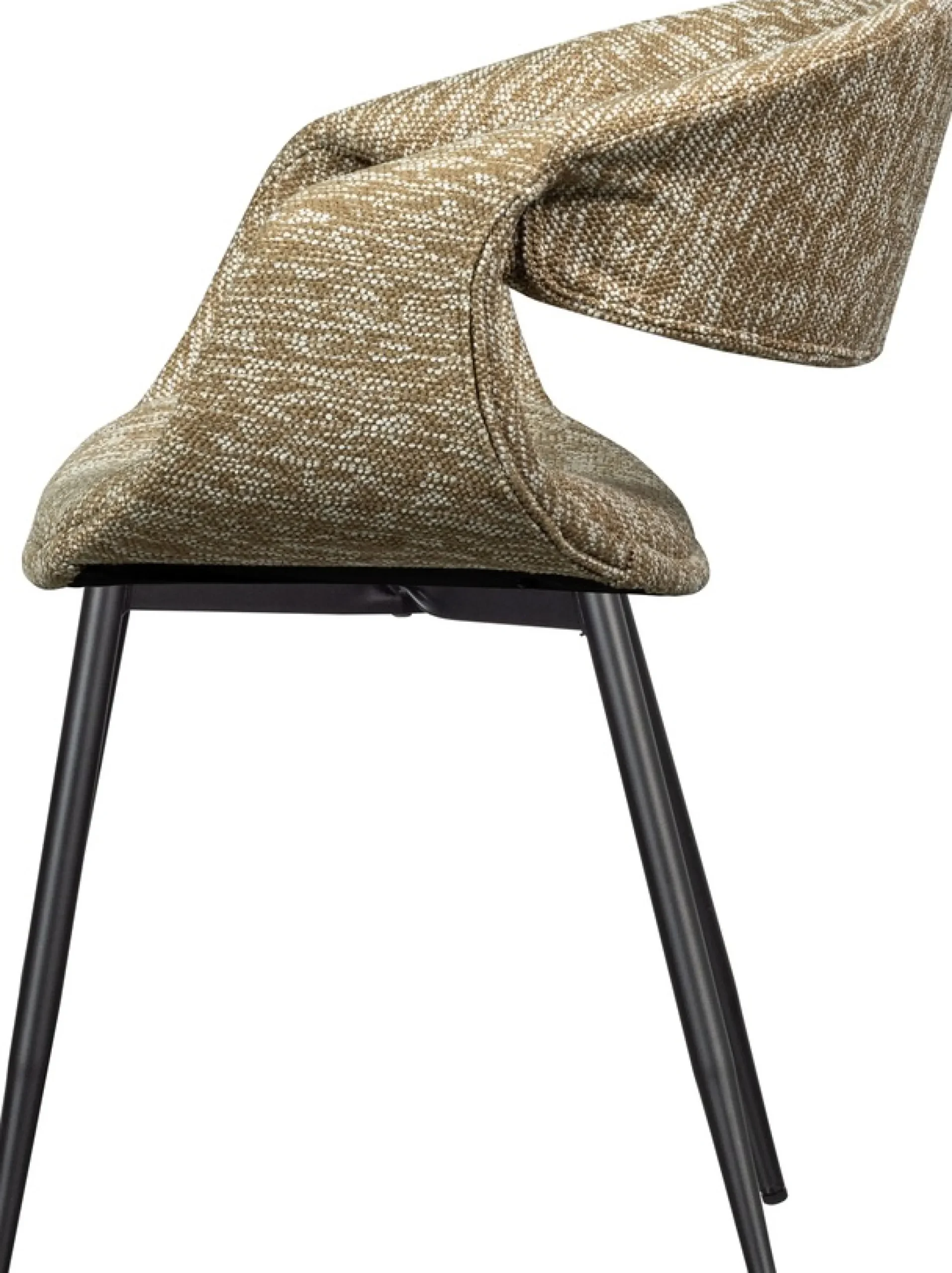 WOOOD Esszimmerstuhl »Yossi mit Armlehnen und Gewebtem Bezug B 57 x T 57 x H 78 cm (2er-Set)« (Set) 2 Stk.Maximale Verschleißfestigkeit, Metallgestell, Tragkraft 136 kg