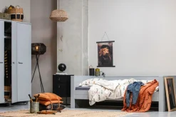 WOOOD Garderobenschrank »Dennis Mehrzweckschrank mit gebürsteter Oberfläche« FSC® Kiefer massiv, gebürstet, Höhe 202 cm