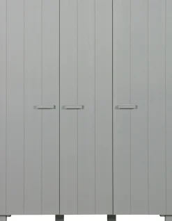 WOOOD Garderobenschrank »Dennis Mehrzweckschrank mit gebürsteter Oberfläche« FSC® Kiefer massiv, gebürstet, Höhe 202 cm