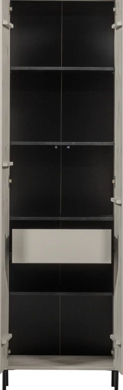 WOOOD Garderobenschrank »New Gravure, Mehrzweckschrank mit 5 Fächern« Gravure New Hochschrank von WOOOD mit Stauraum, Stil und Push-to-Open