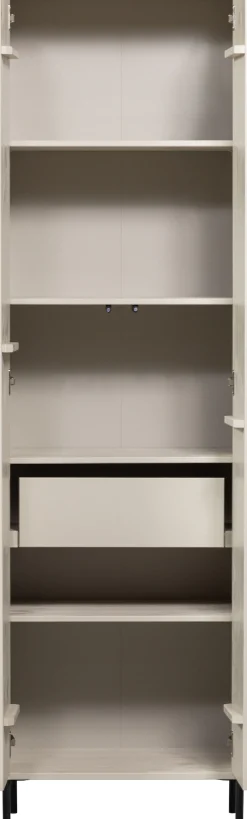 WOOOD Garderobenschrank »New Gravure, Mehrzweckschrank mit 5 Fächern« Gravure New Hochschrank von WOOOD mit Stauraum, Stil und Push-to-Open