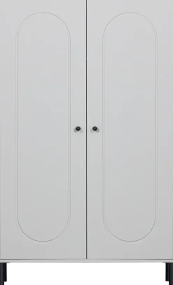 WOOOD Highboard »Xina mit FSC® Massivkiefer und sichtbare Maserung 90 x 40 x 149 cm« Tragkraft 10 kg pro Einlegeboden, einfach zu montieren