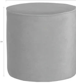 WOOOD Hocker »Sara« weich gepolstert, runde Form, H 46 cm x Ø 46 cm