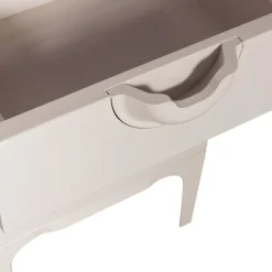 WOOOD Kommode »Merge Eukalyptusholz mit Metallbeinen H 89 x B 44 x T 45 cm« Einzigartiger Griff, Tragkraft 10 kg pro Auszug, montiert geliefert