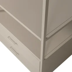 WOOOD Kompaktgarderobe »Ferris mit offenem Kleiderbereich und 2 Schubladen« Tragkraft je Schublade 14 kg, schmale Ausführung