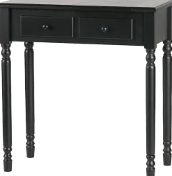 WOOOD Konsolentisch »Romy Massivkiefer und integriertem Klappspiegel B 75 x T 38 x H 78 cm« Versteckte Fachaufteilung, einfach zu montieren, sichtbare Maserung