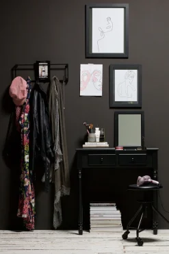 WOOOD Konsolentisch »Romy Massivkiefer und integriertem Klappspiegel B 75 x T 38 x H 78 cm« Versteckte Fachaufteilung, einfach zu montieren, sichtbare Maserung