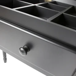 WOOOD Konsolentisch »Romy Massivkiefer und integriertem Klappspiegel B 75 x T 38 x H 78 cm« Versteckte Fachaufteilung, einfach zu montieren, sichtbare Maserung