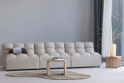 WOOOD Kulissentisch »Tablo mit FSC®-Mix Eichenholz ausziehbar, Ø 120 bis B 200 x H 75 cm« Ausziehbar von 120 bis 200 cm, Tragkraft 150 kg, sichtbare Maserung