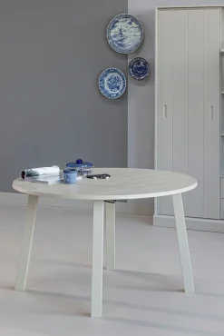 WOOOD Kulissentisch »Tablo mit FSC®-Mix Eichenholz ausziehbar, Ø 120 bis B 200 x H 75 cm« Ausziehbar von 120 bis 200 cm, Tragkraft 150 kg, sichtbare Maserung