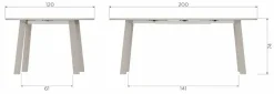 WOOOD Kulissentisch »Tablo mit FSC®-Mix Eichenholz ausziehbar, Ø 120 bis B 200 x H 75 cm« Ausziehbar von 120 bis 200 cm, Tragkraft 150 kg, sichtbare Maserung