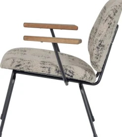 WOOOD Loungesessel »Aure mit Olly-Gewebtem Bezug und Armlehnen B 69 x T 64 x H 69 cm« Sehr hohe Verschleißfestigkeit, Tragkraft 120 kg unregelmäßiges muster