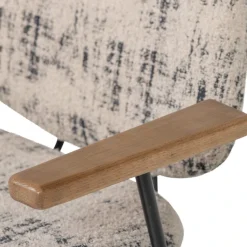 WOOOD Loungesessel »Aure mit Olly-Gewebtem Bezug und Armlehnen B 69 x T 64 x H 69 cm« Sehr hohe Verschleißfestigkeit, Tragkraft 120 kg unregelmäßiges muster