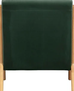 WOOOD Loungesessel »Mark mit Gewebtem Bezug und Gummibaumholz-Rahmen B 67 x T 82 x H 75 cm« Gute Verschleißfestigkeit, Tragkraft 135 kg, separates Rückenkissen