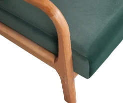 WOOOD Loungesessel »Mark mit Gewebtem Bezug und Gummibaumholz-Rahmen B 67 x T 82 x H 75 cm« Gute Verschleißfestigkeit, Tragkraft 135 kg, separates Rückenkissen