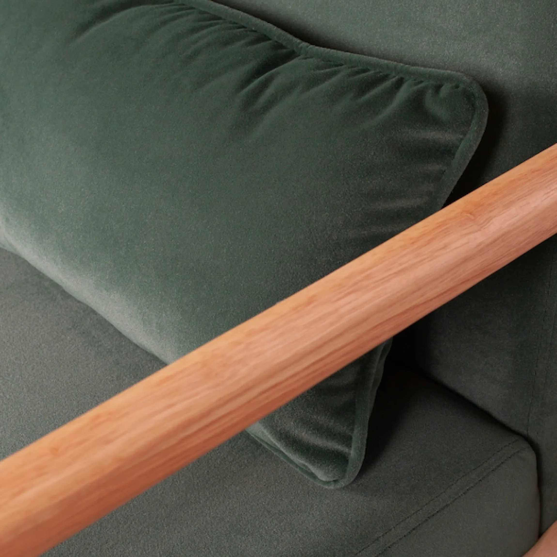 WOOOD Loungesessel »Mark mit Gewebtem Bezug und Gummibaumholz-Rahmen B 67 x T 82 x H 75 cm« Gute Verschleißfestigkeit, Tragkraft 135 kg, separates Rückenkissen