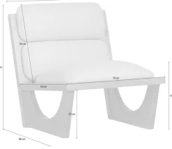 WOOOD Loungesessel »Opulent mit Bouclé-Bezug und Akazienholz-Gestell B 70 x T 80 x H 75 cm« Sichtbare Maserung, Tragkraft 150 kg, vollständig montiert geliefert