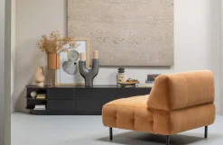 WOOOD Lowboard »Finca, Kommode mit abgerundeten Abschlussregal« mit modernem Push-to-Open-System, Breite 78 cm
